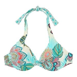 COCO REEF Tropical Lotus Twist Bikini Top NWOT